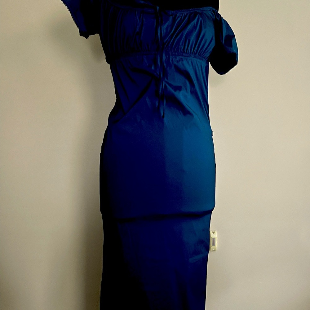Opening ceremony dress in a Rich blue color